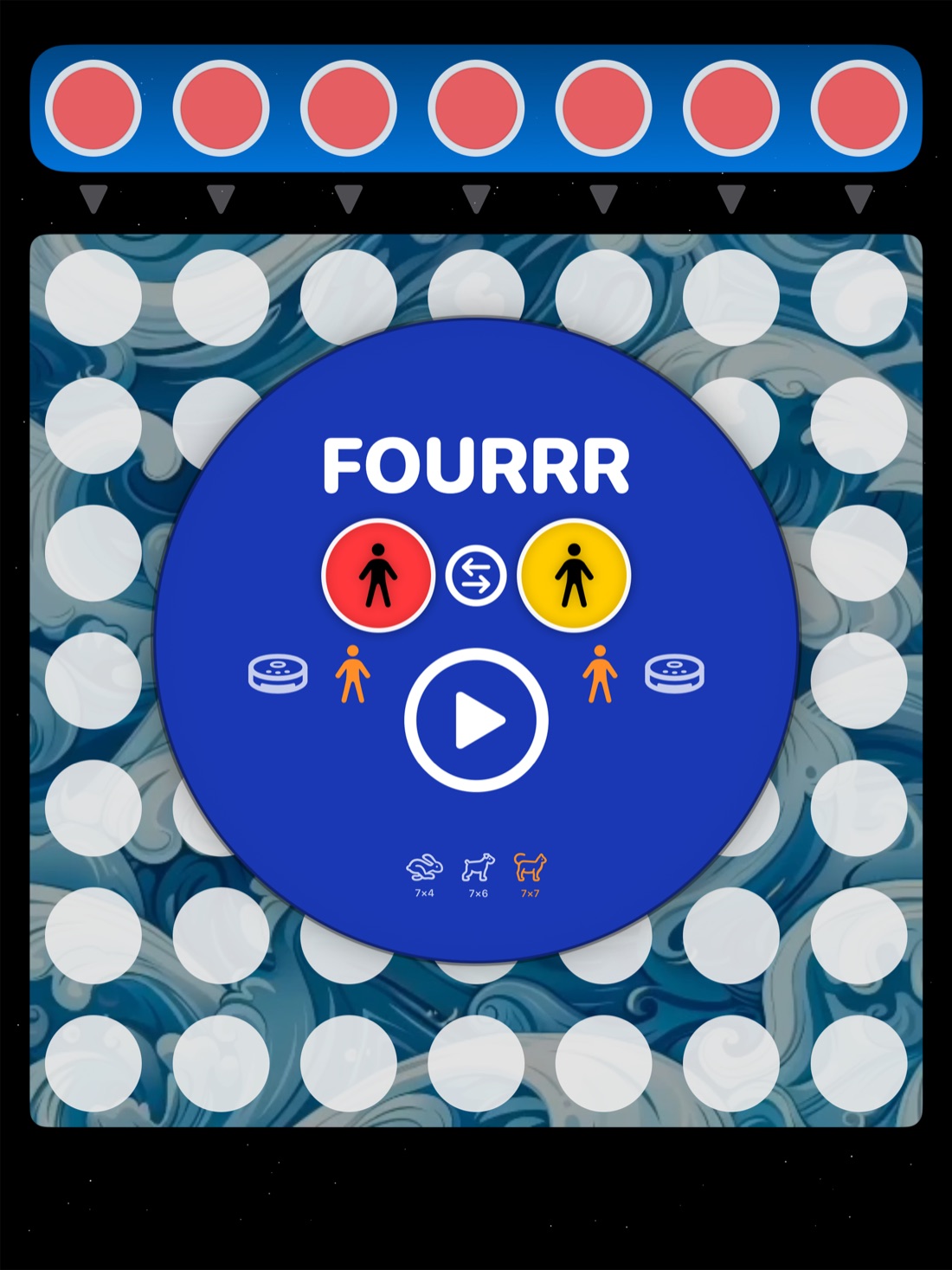 Fourrr op iPad, screenshot 5