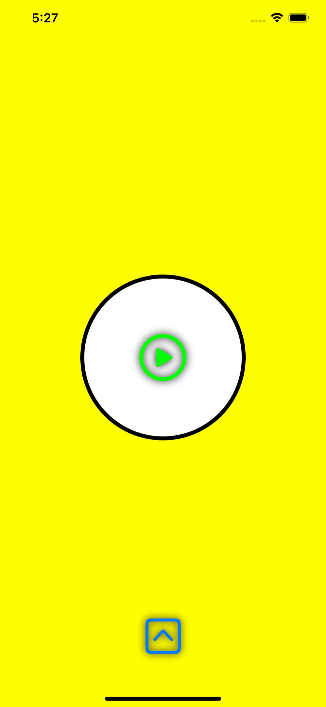 HandOpBlauw op iPhone, screenshot 1