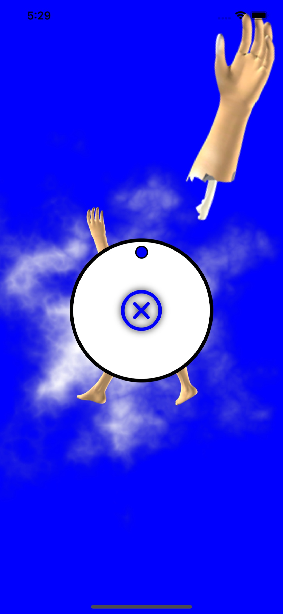 HandOpBlauw op iPhone, screenshot 5