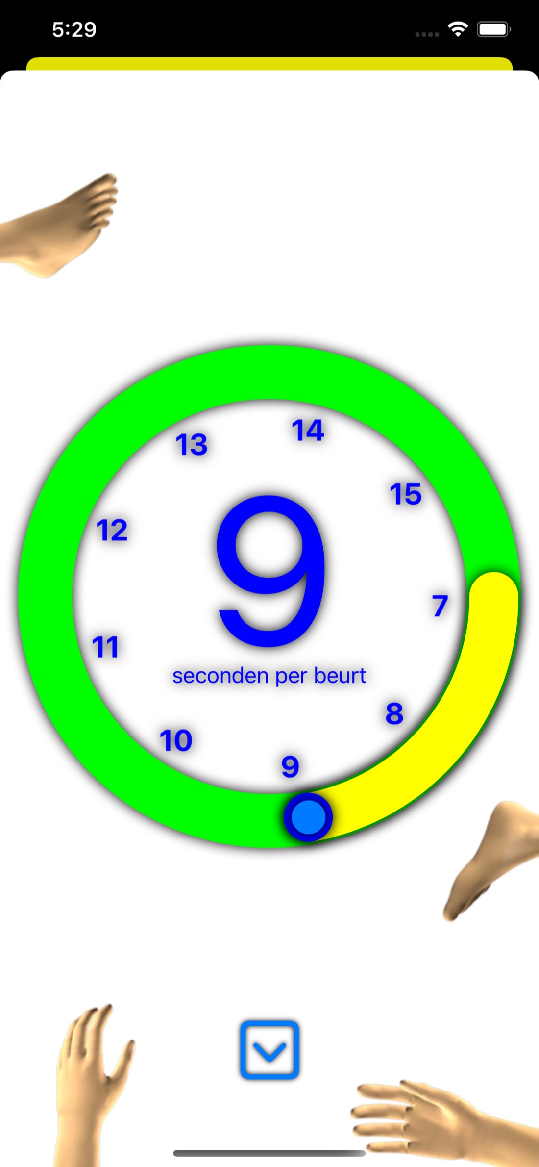 HandOpBlauw op iPhone, screenshot 6