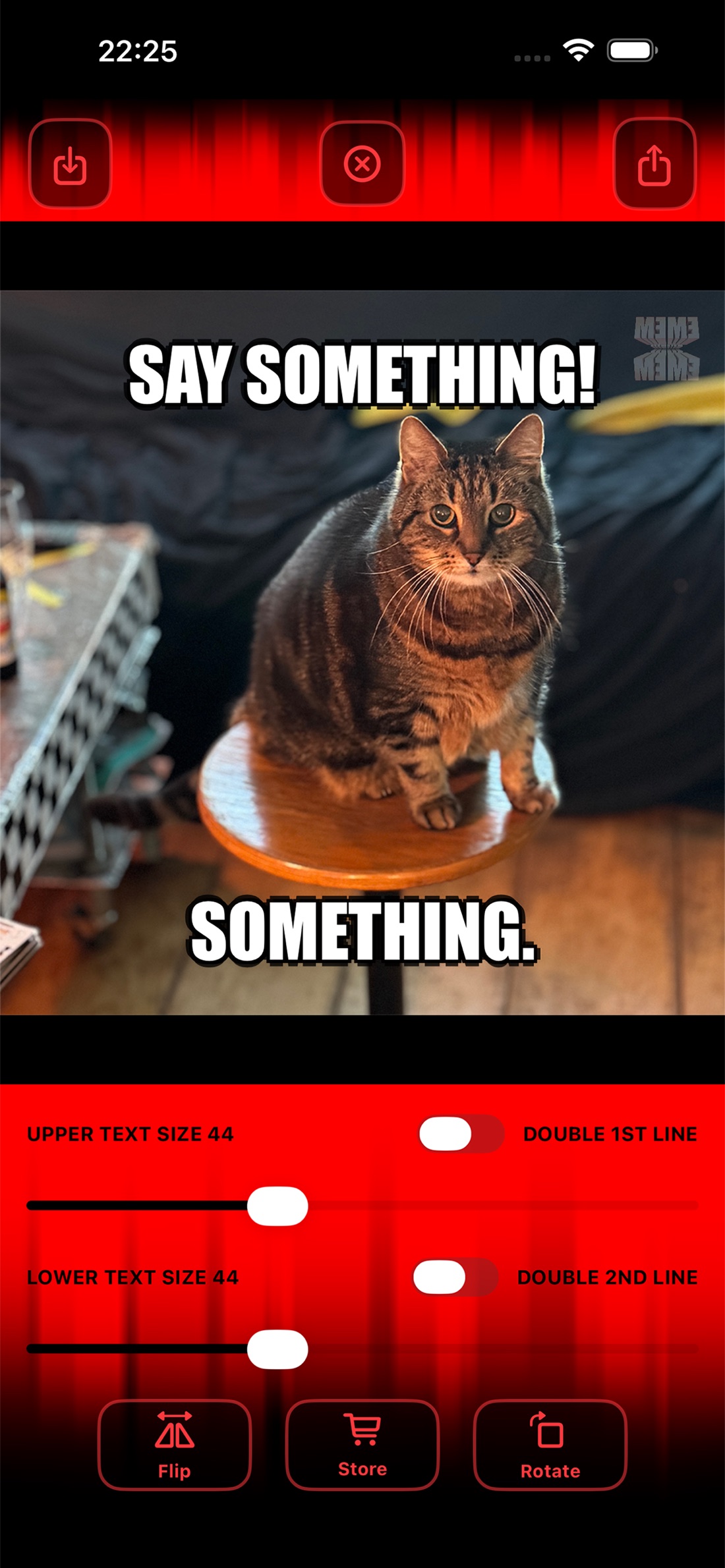 M3M3 op iPhone, screenshot 1