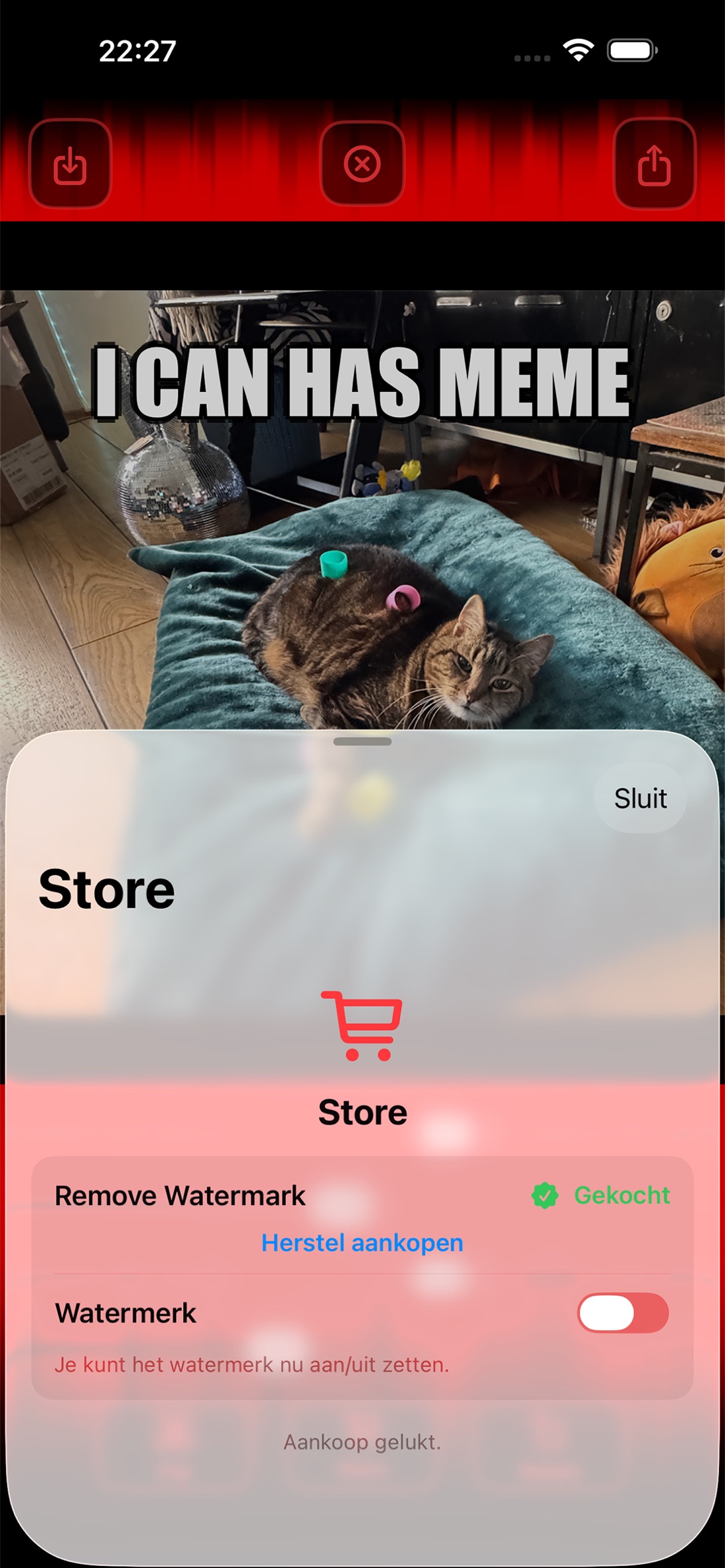 M3M3 op iPhone, screenshot 5