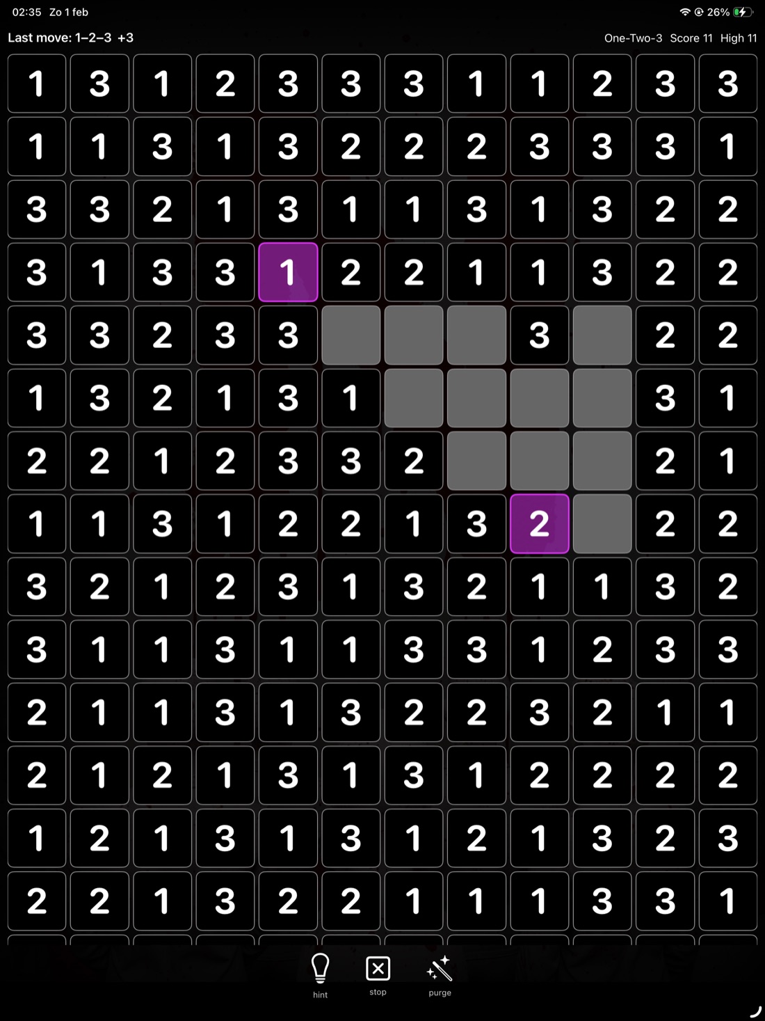 Nummm op iPad, screenshot 4