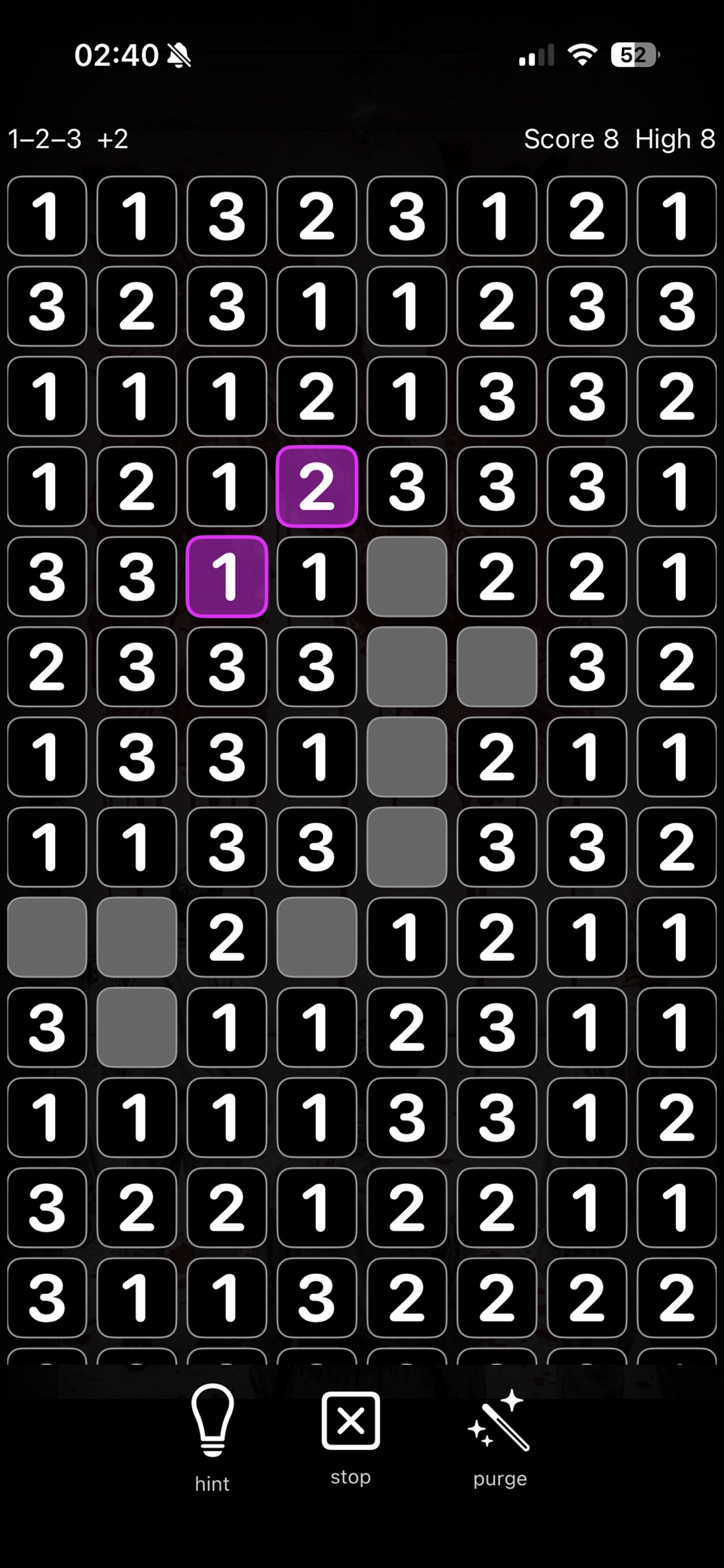 Nummm op iPhone, screenshot 2