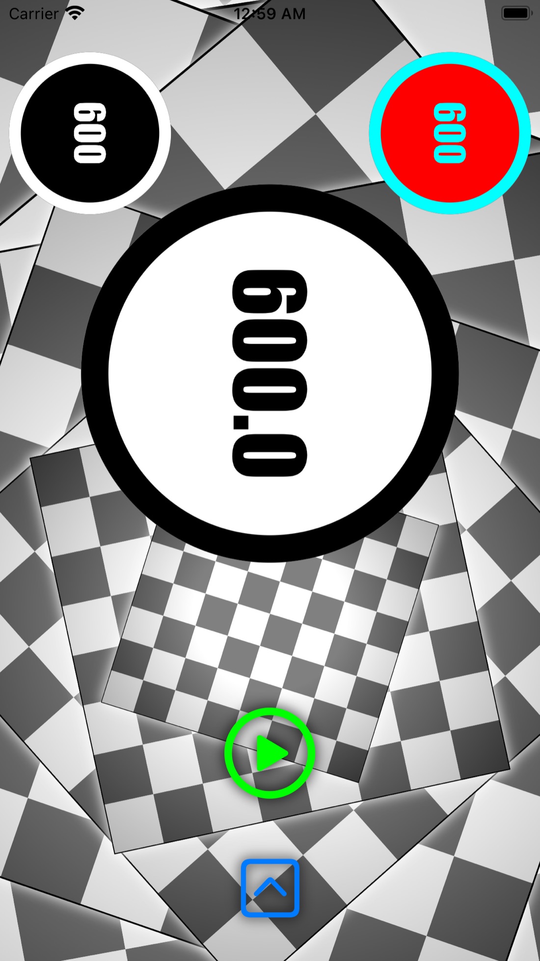 Triple Chess Timer op iPhone, screenshot 1
