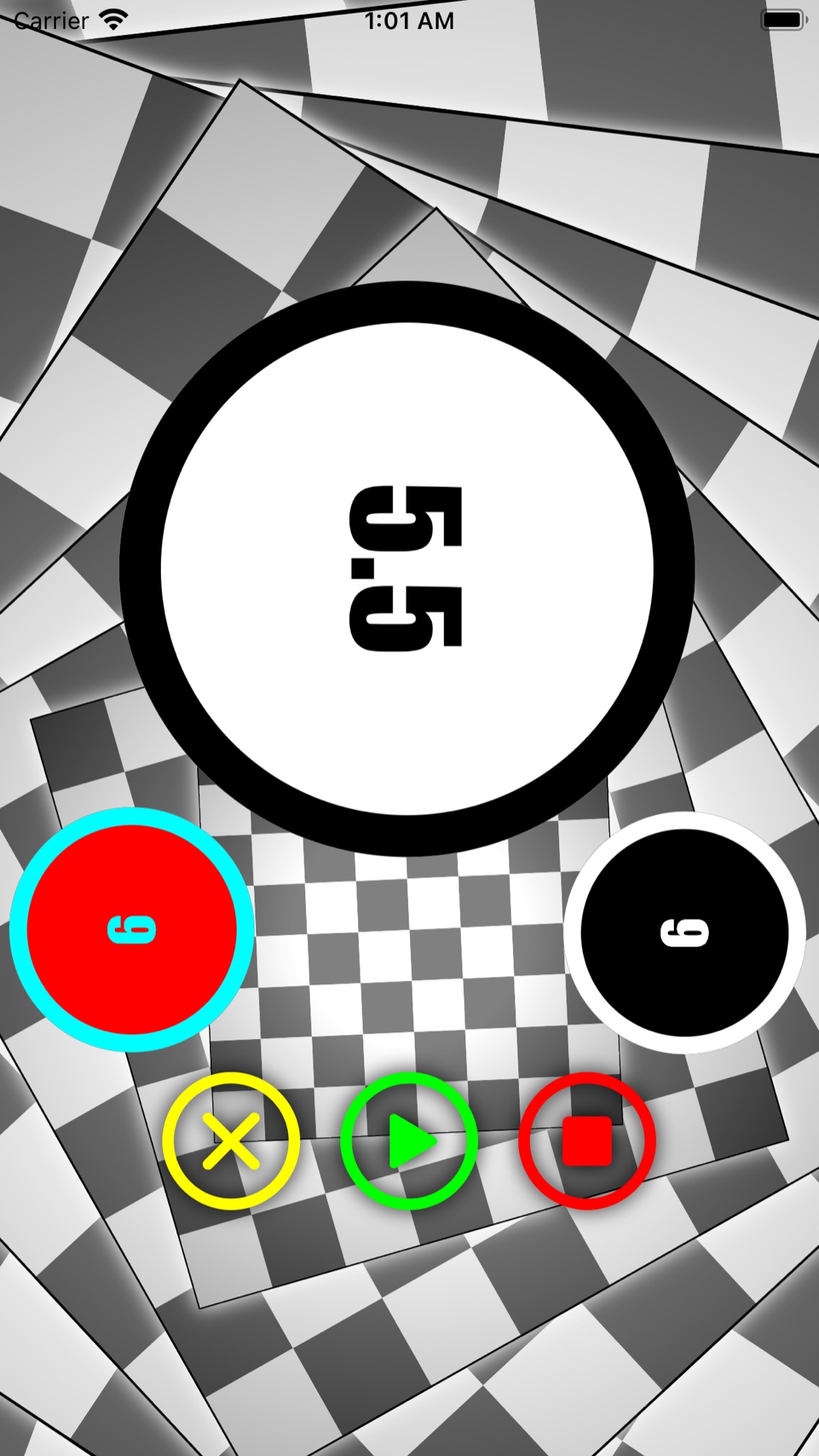 Triple Chess Timer op iPhone, screenshot 6